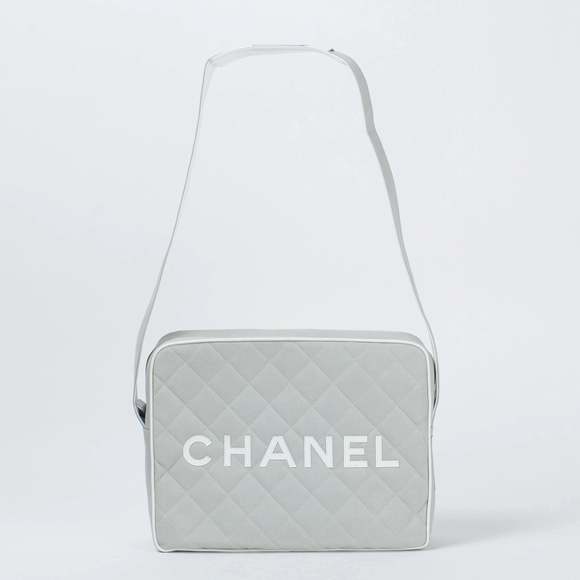Chanel Sports line canvas shoulder bag - Picture 1 of 16